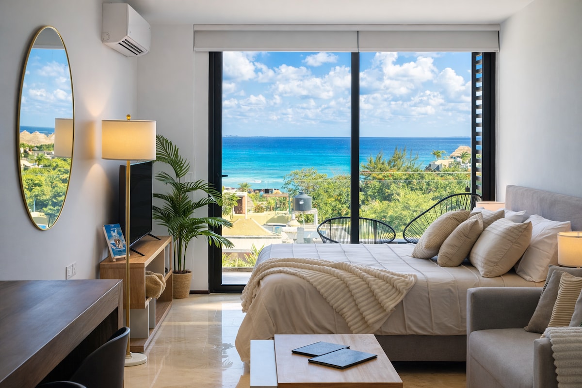 Airbnb ocean view sky terrace