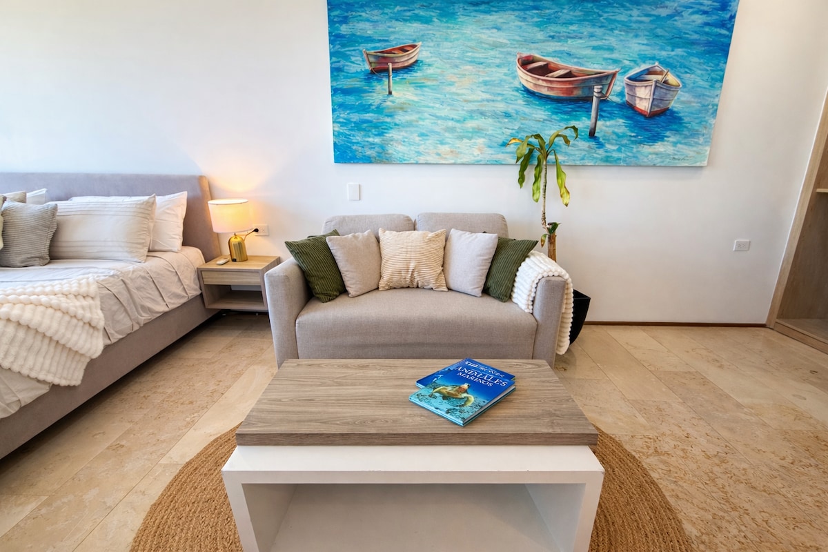 Ocean View Airbnb living room